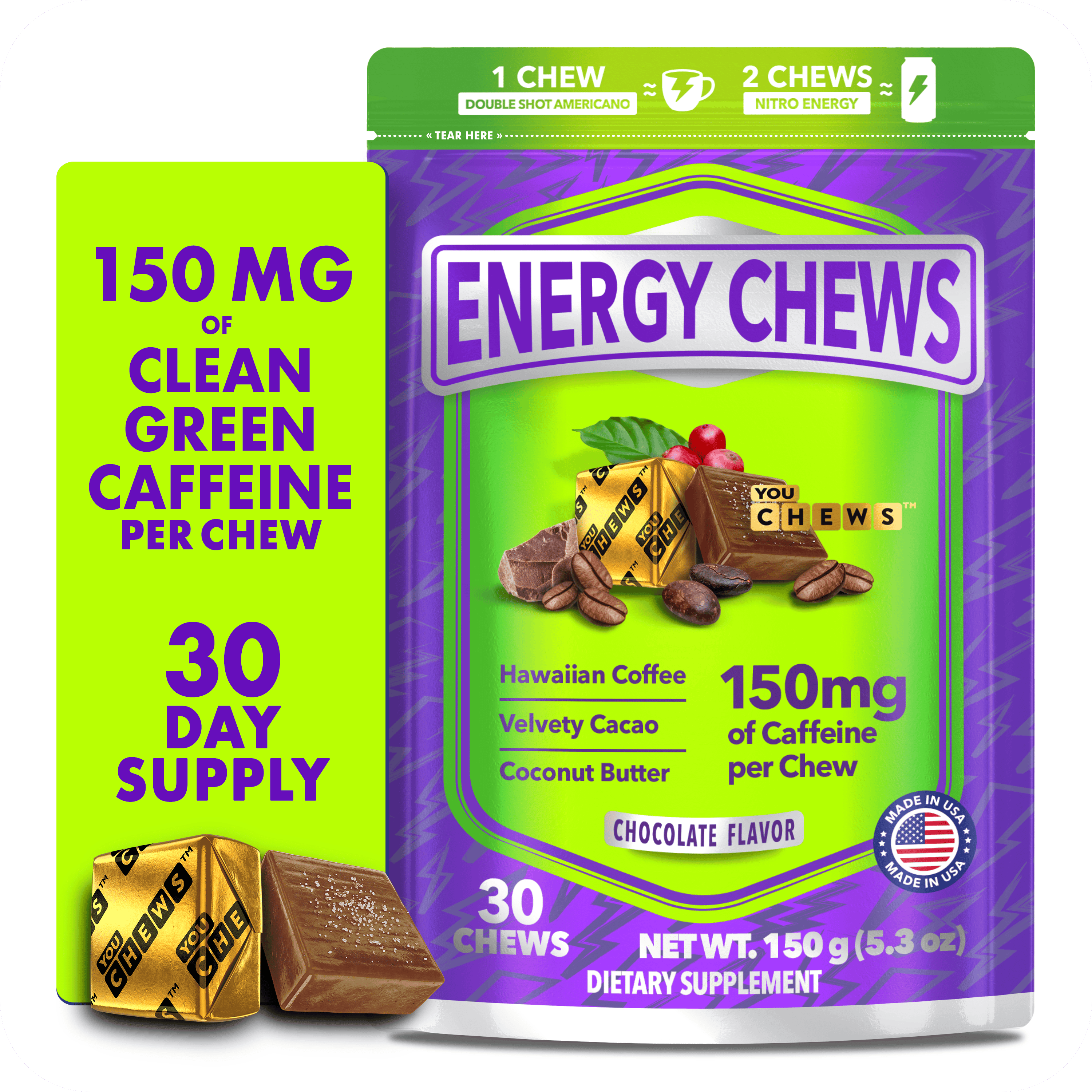 YouChews, Energy Chews (30 Count)